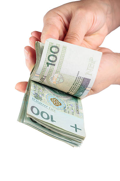 istock Hand with money isolated on white background 462577875