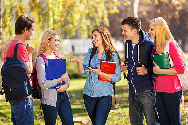 istock Friendly college students outdoors 462579797