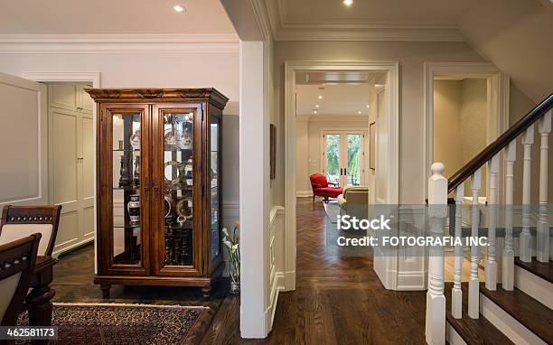 New Dining Room Interior Stock Photo - Download Image Now - Entrance Hall, Staircase, Corridor