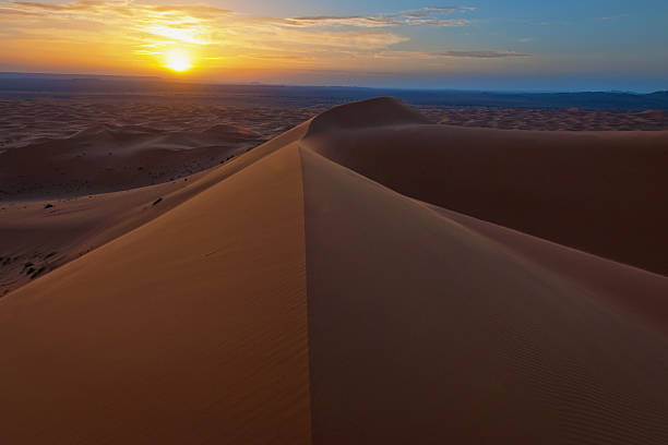 istock Sunrise at Erg Chebbi Sand Dunes, Morocco, Africa 462581919
