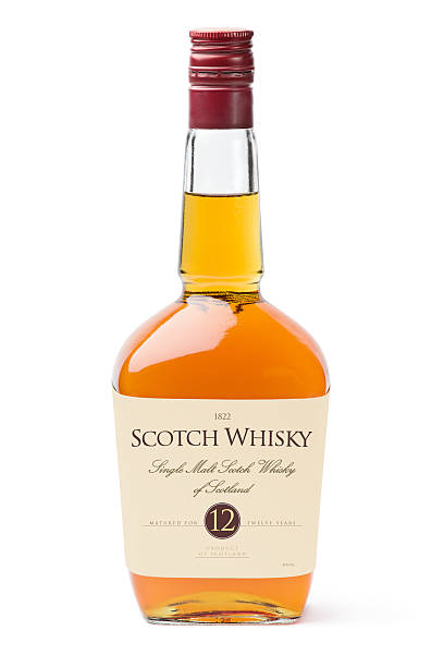 Scotch Whisky Bottle of Scotch Whiskey scotch whisky stock pictures, royalty-free photos & images