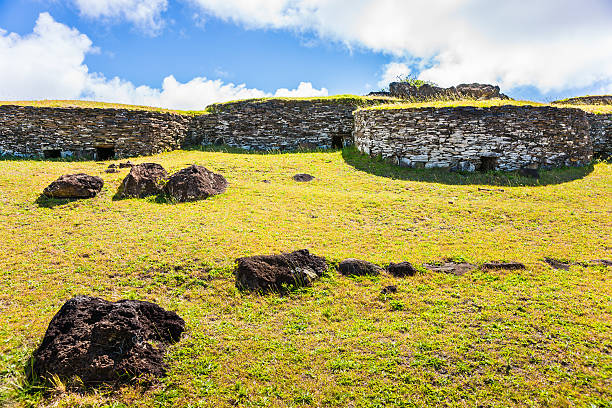 istock Stone Houses in Orongo Village, Easter Island, Chile 462587491