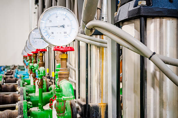 istock Industrial interior and pipes 462588671