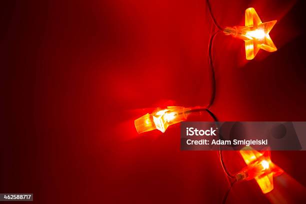 Christmas Lights Stock Photo - Download Image Now - Decoration, Orange Color, Abstract