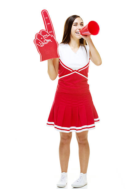Cheerleader standing with foam fingerhttp://www.twodozendesign.info/i/1.png