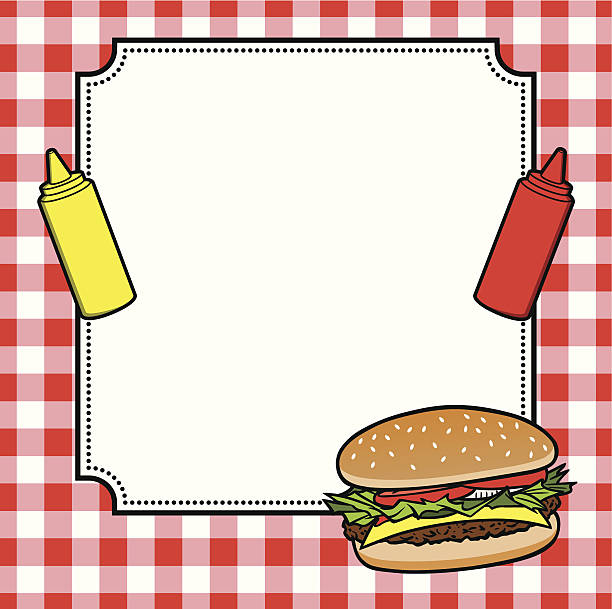 hamburger kochen laden - mustard bottle sauces condiment stock-grafiken, -clipart, -cartoons und -symbole