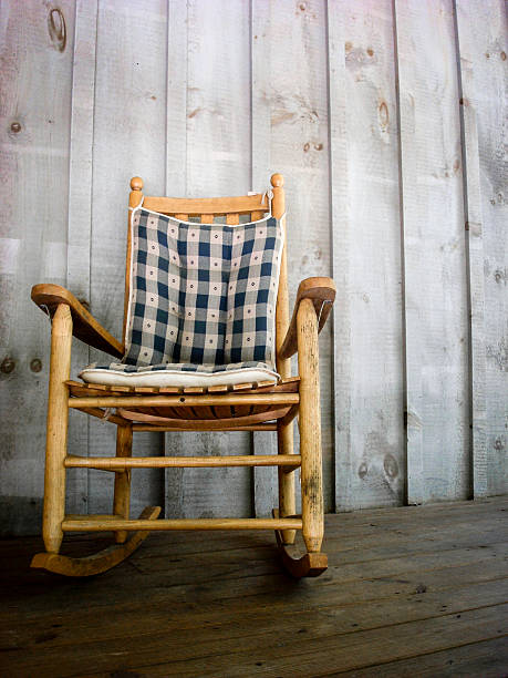 istock Wooden Rocking Chair 462595249