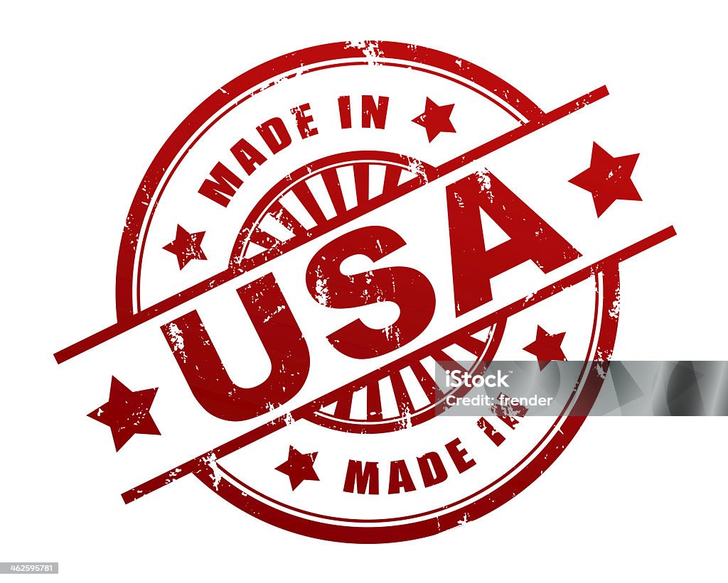 Fabriqué aux États-Unis - Photo de Made in the USA - Petite phrase libre de droits