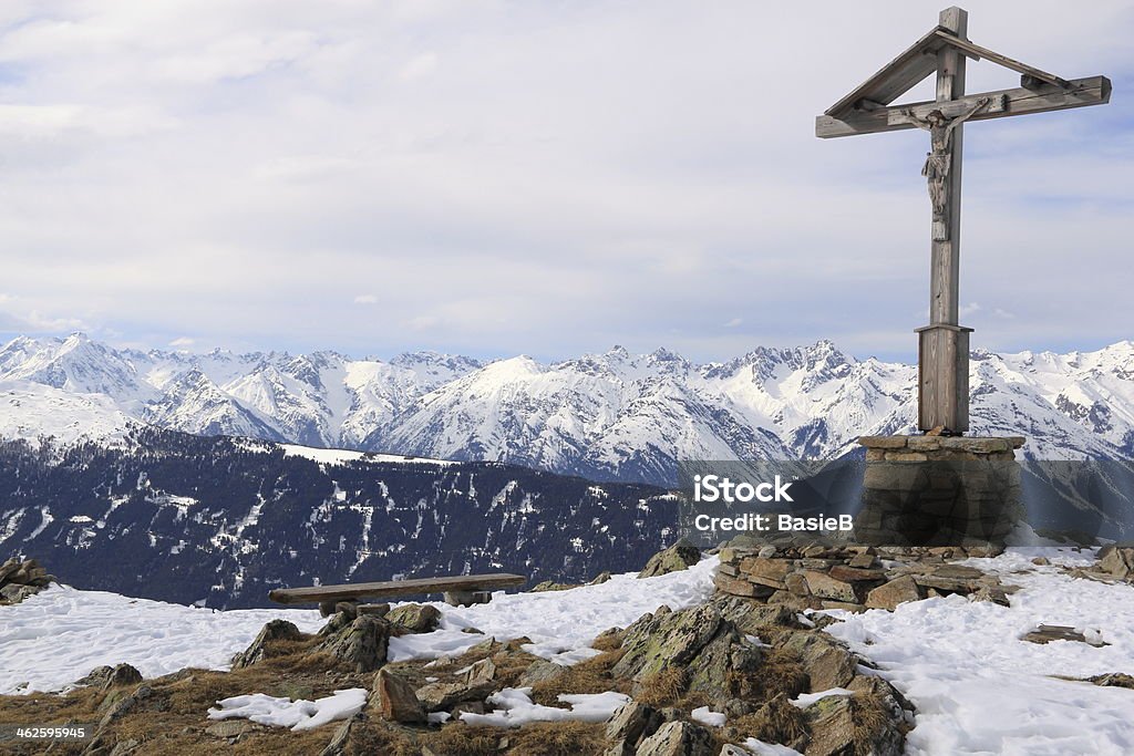 Schnee-Berge in Österreich - Lizenzfrei Alpen Stock-Foto