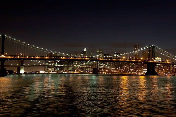 istock Manhattan Bridge at Night, New York City 462596411