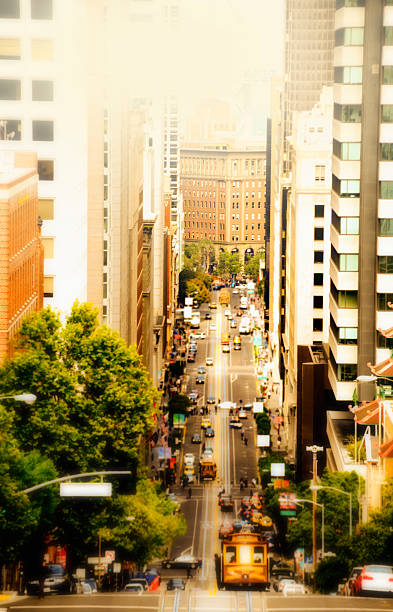 istock Cable car, California Street, San Francisco. 462597689