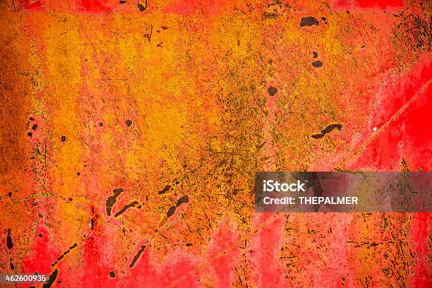 Enferrujado Textura Vermelho - Fotografias de stock e mais imagens de Antigo - Antigo, Arranhado, Enferrujado