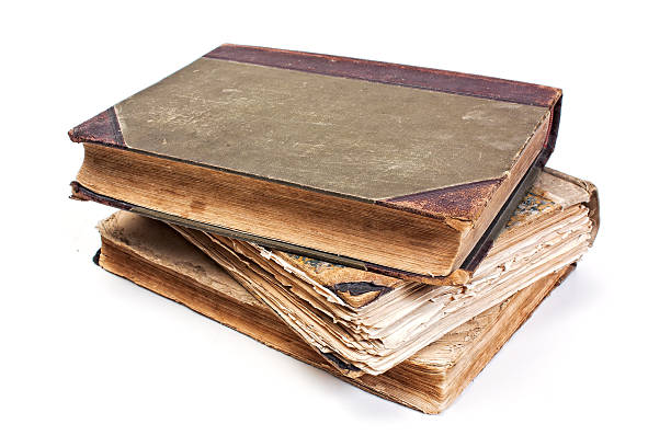 istock An old book with a crumpled sheet 462603343