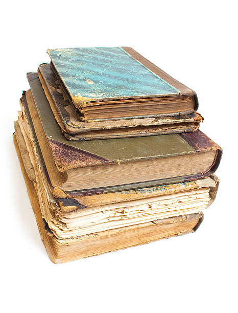 istock An old book with a crumpled sheet 462603345