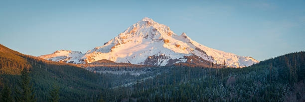 Mt. Hood Panorama stock photo