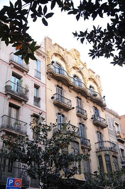istock SPAIN - FACADES IN BARCELONA 462604057