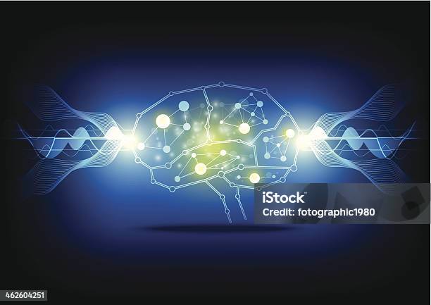 Brain Processes Concept Stock Illustration - Download Image Now - Abstract, Backgrounds, Brain