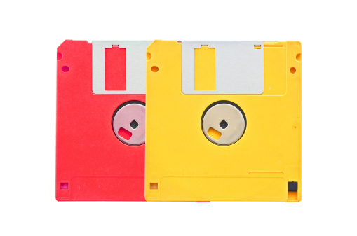 Disquete discos de color photo