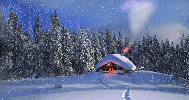istock Christmas in the Carpathians 462610273