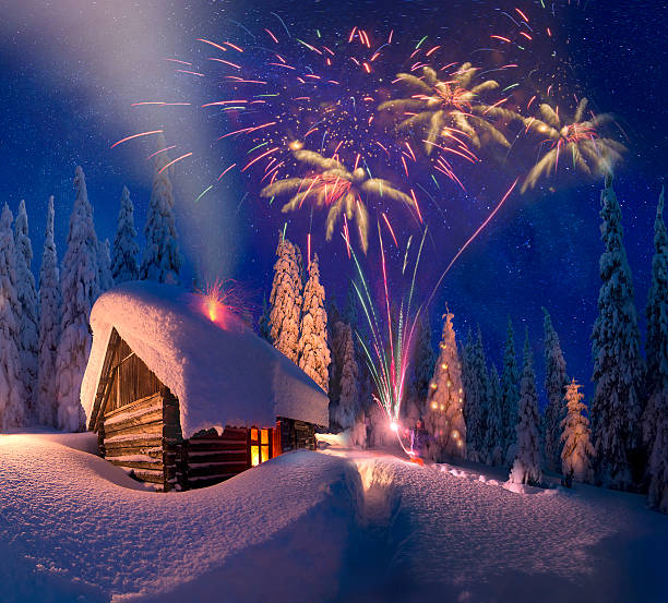 istock Christmas in the Carpathians 462611593