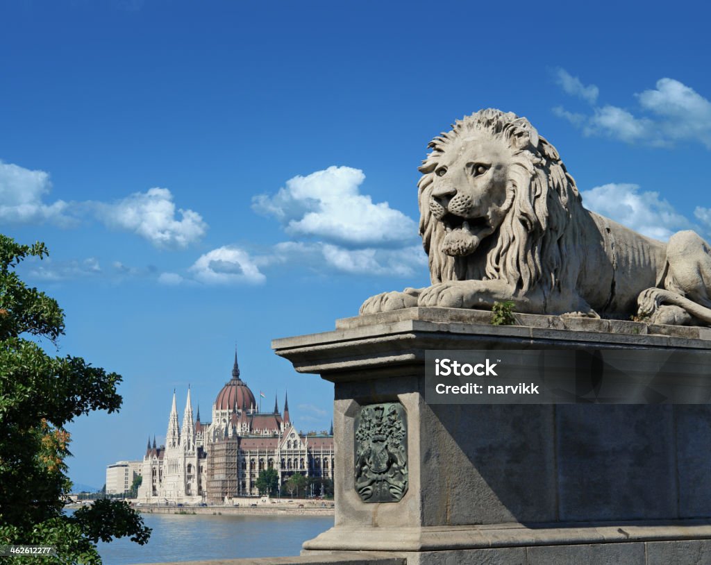 Parlamento húngaro, em Budapeste - Royalty-free Arquitetura Foto de stock
