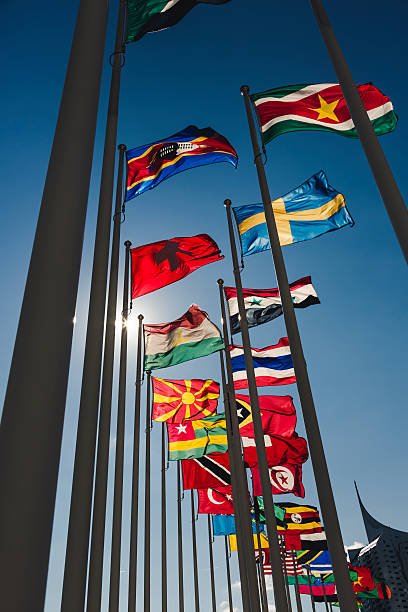 istock Flags of Vienna International Centre 462612961