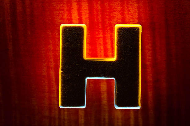 istock Wooden letter H 462613727