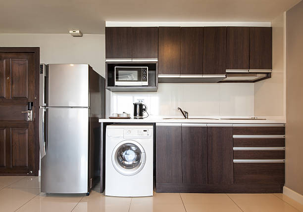 istock Beautiful house, interior, view of the kitchen. 462618579