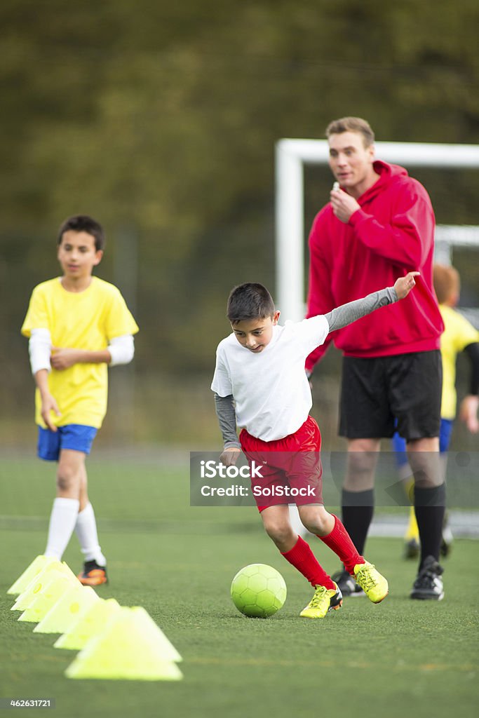 Piłka nożna praktyki - Zbiór zdjęć royalty-free (8 - 9 lat)