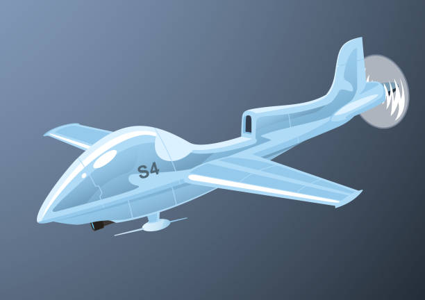 ilustrações, clipart, desenhos animados e ícones de avião tom voando - drone subindo