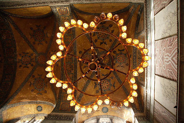istock candlesticks of Hagia Sophia 462633809