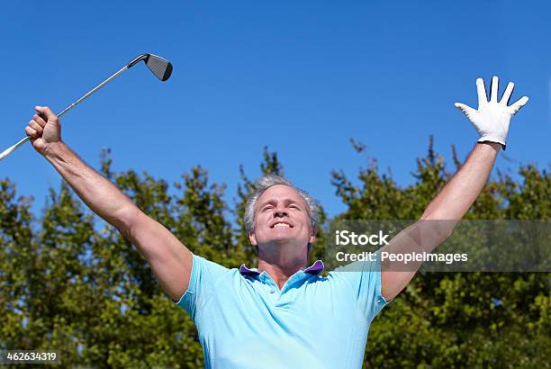 Victory Is Sweet Stock Photo - Download Image Now - 50-59 Years, Achievement, Adult