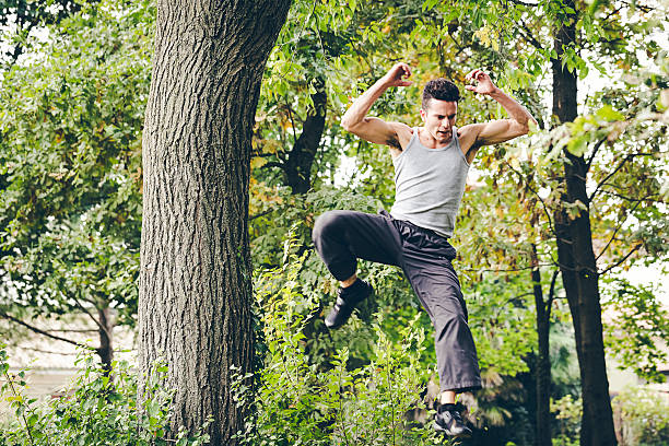 istock young fit male doing  workout outdoor 462643089