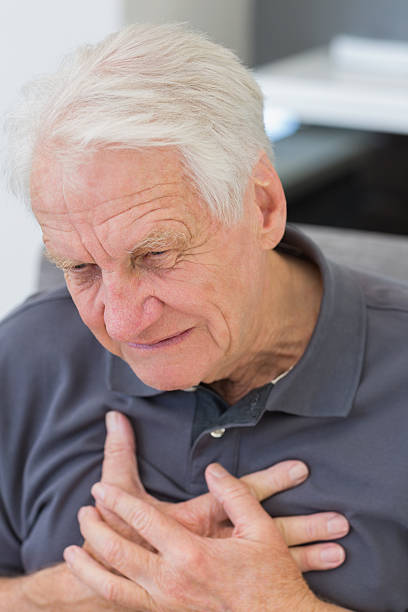 istock Mature man has a bad heart 462648887