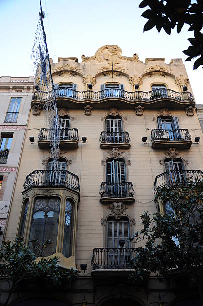 istock SPAIN - FACADES IN BARCELONA 462653127