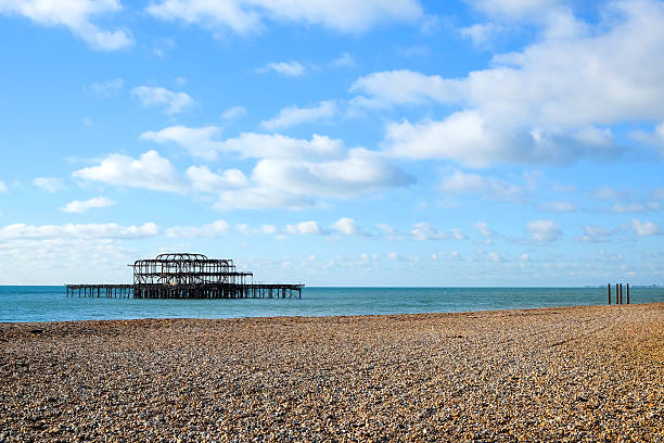istock Fire damaged West Pier at Brighton, UK 462670513