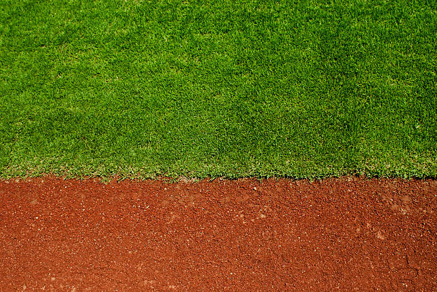 Baseball Field Baseball field with copy space. baseball diamond stock pictures, royalty-free photos & images
