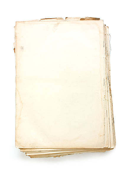 istock An old book with a crumpled sheet 462682605