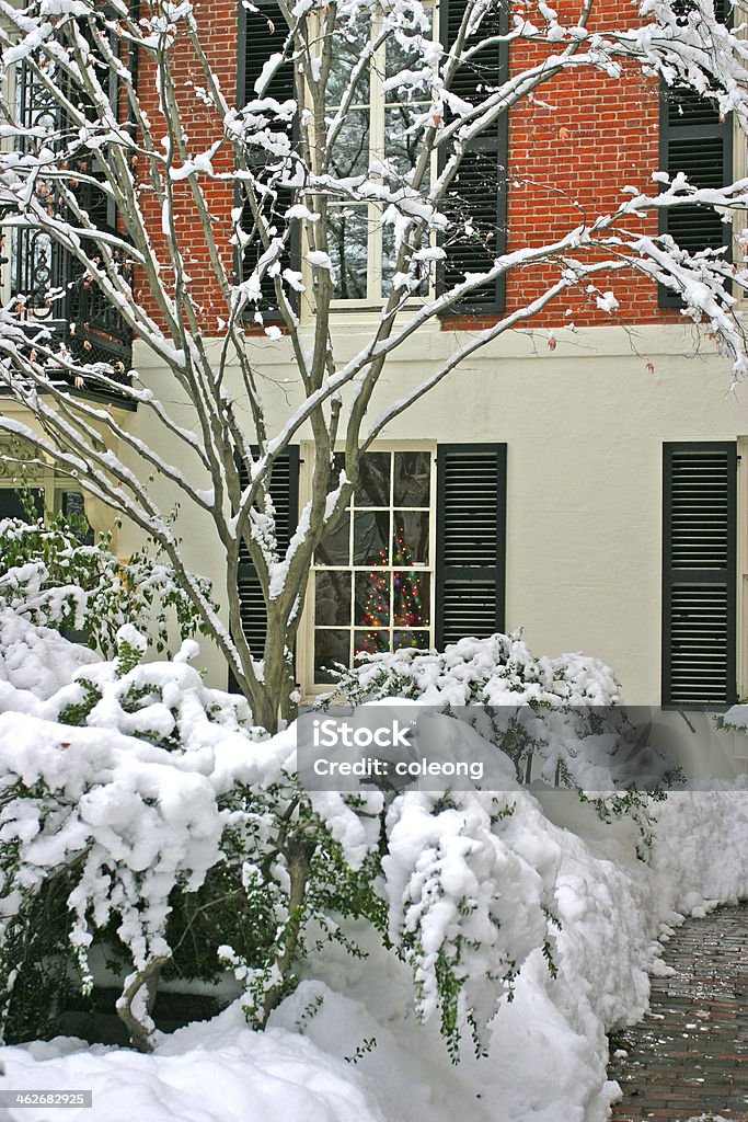 Boston inverno - Foto stock royalty-free di Acciottolato