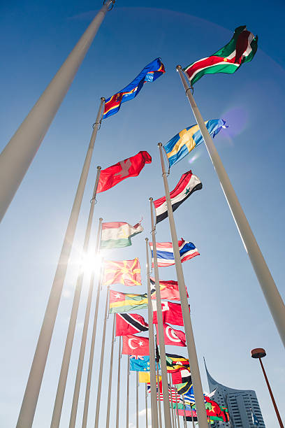 Flags of Vienna International Centre