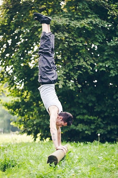 istock young fit male doing  workout outdoor 462715193