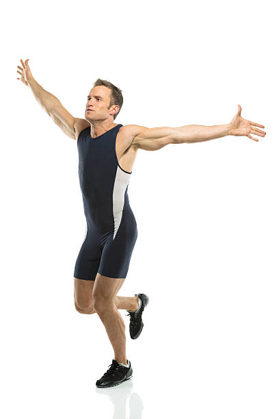 istock Side view of a young athlete running 462719469
