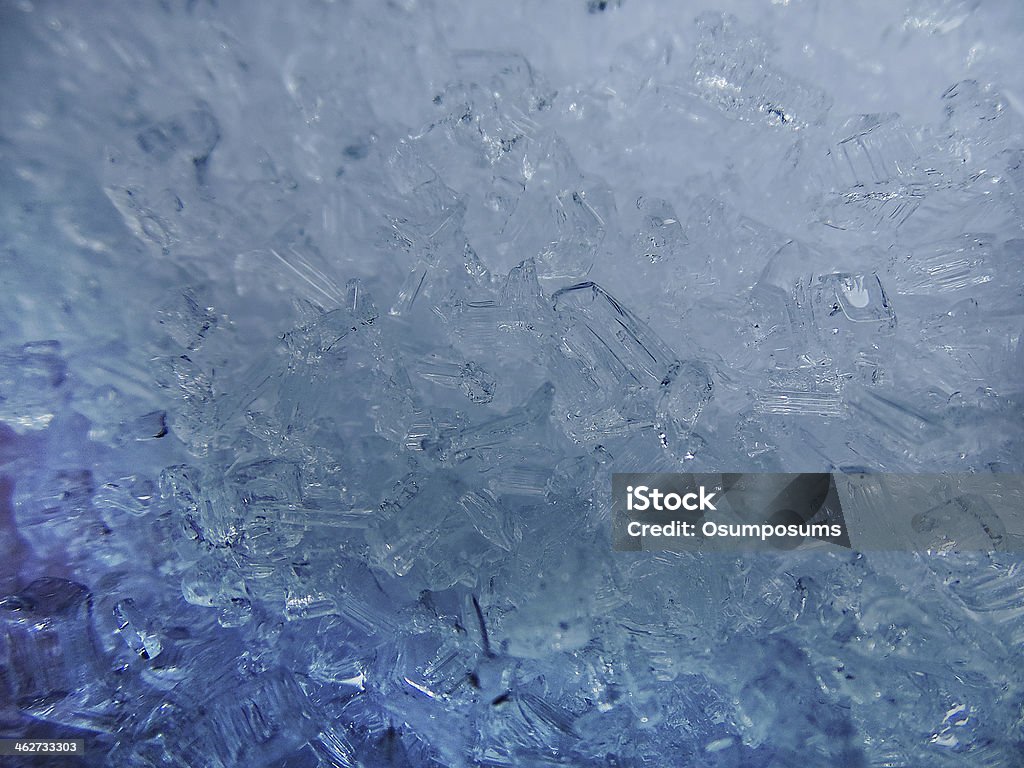 Beautiful blue ice crystal structure in Winter time Beautiful blue ice crystal structure in Winter time. Abstract Stock Photo