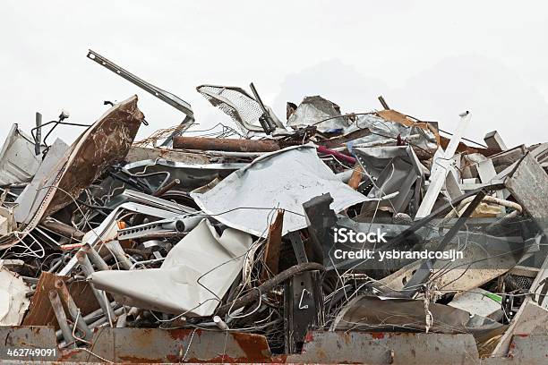 Closeup Of Scrap Abstract Pattern Background Stock Photo - Download Image Now - Abstract, Aluminum, Backgrounds