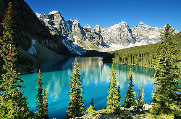 istock Lake Moraine, Banff national park 462749337