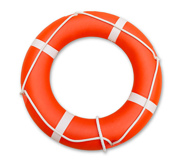 istock Lifeguard, isolated on white background 462750825