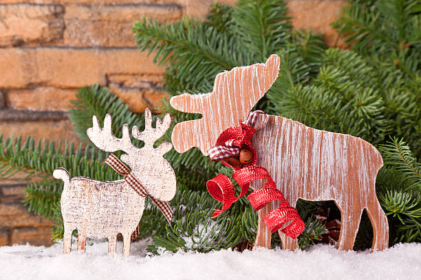 istock wooden moose christmas decoration 462754891