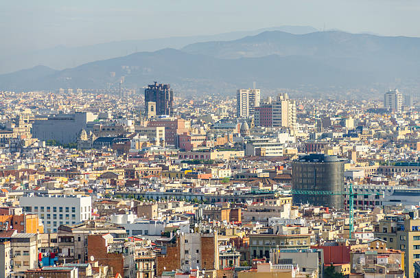 istock Barcelona - Spain, bird's eye view 462756161
