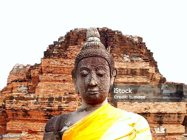 Temple Of Ayuthaya Thailand Stock Photo - Download Image Now - Ayuthaya, Brick, Buddha