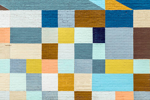 istock brick wall painted in rainbow colors 462762541